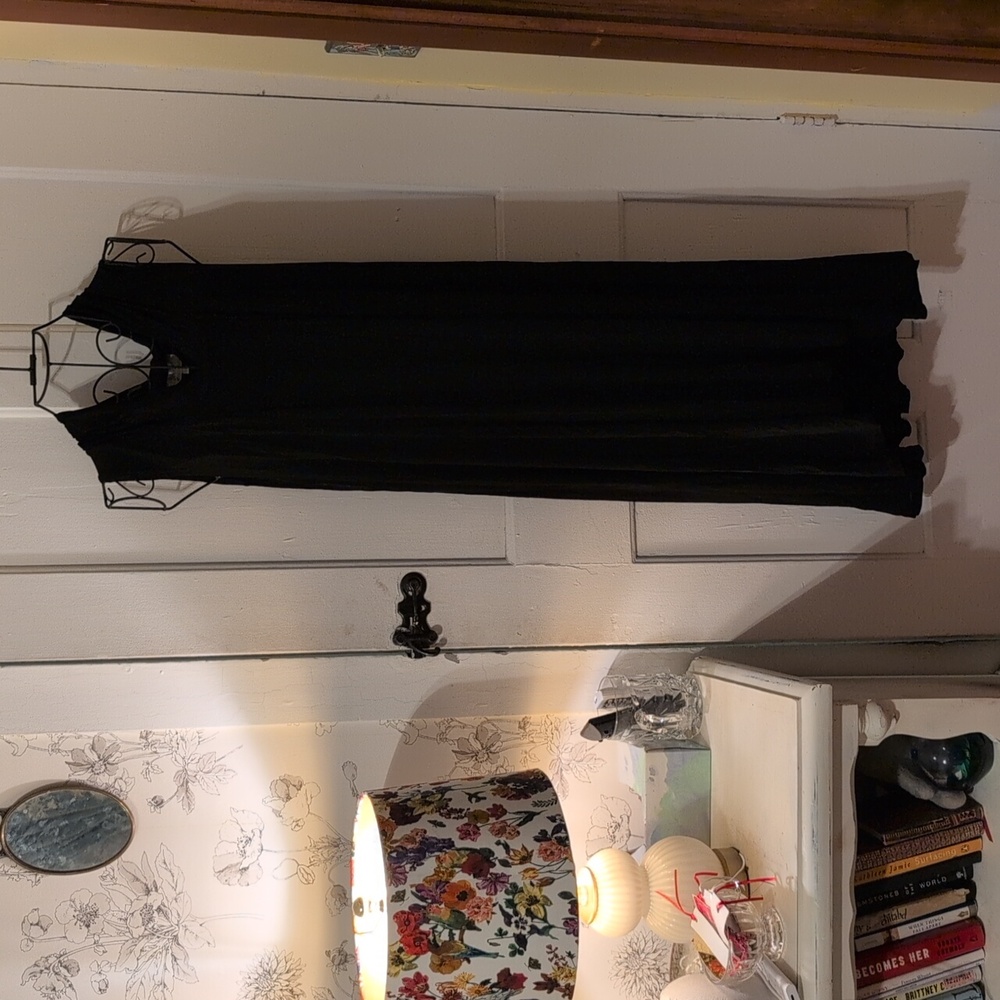 MaxMara Black Midi Dress